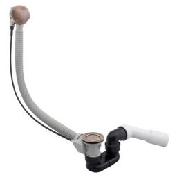 Omnires CGS syfon wannowy przelewowo-odpływowy brąz TK104-1.25+64-SBR