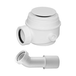 Omnires M+ syfon brodzikowo-wannowy biały WB01XBP