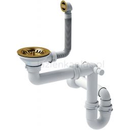 Quadron Save Space odpływ zlewozmywakowy zatyczkowy 3 1/2