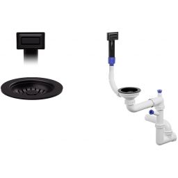 Primagran Save Space syfon zlewozmywakowy czarny P#1K-L005-M#P