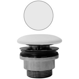 GSI korek do umywalki klik klak biały mat PVC09