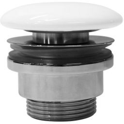 GSI korek do umywalki klik klak biały PVC11