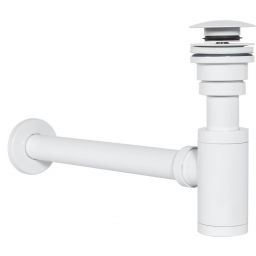 Rea syfon do umywalki z korkiem klik-klak biały REA-A6952
