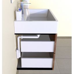 Sapho syfon do umywalki rurowy biały 151.032.0