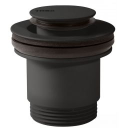 Tres korek do umywalki click-clack czarny mat 242.840.02.NM