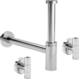 Viega Eleganta syfon do umywalki butelkowy chrom 492489