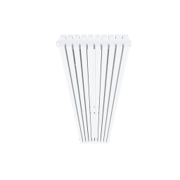 AG Evo Line Eterna Duo grzejnik pokojowy 180x35,1 cm podłączenie dolne biały AG.ETVD.180.35.9016