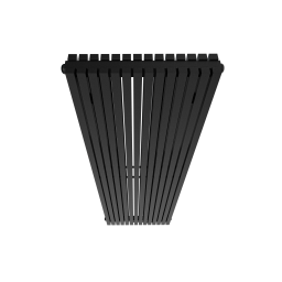 AG Evo Line Eterna Duo grzejnik pokojowy 180x48,7 cm podłączenie dolne czarny AG.ETVD.180.48.9005T