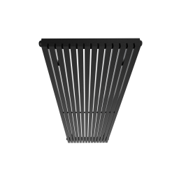 AG Evo Line Eterna Uno grzejnik pokojowy 180x48,7 cm podłączenie dolne czarny AG.ETVU.180.48.9005T