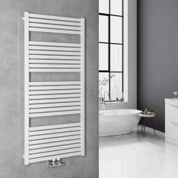 Aqualine Tondi grzejnik łazienkowy dekoracyjny 133x60 cm biały DT480T