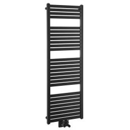 Aqualine Tondi grzejnik łazienkowy dekoracyjny 133x45 cm czarny DT476T