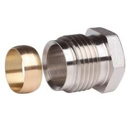 Danfoss złączka zaciskowa niklowana 013G4115