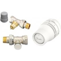 Danfoss Redia zestaw termostatyczny biały 015G5154