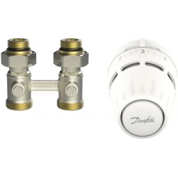 Danfoss zestaw Set Duo M30x1,5 (głowica + zestaw przyłączeniowy RLV-KB) 015G5308
