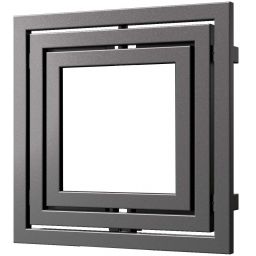 Enix Libra (L) grzejnik ozdobny 60x60 cm grafit strukturalny L00060006001410E1000