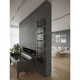 Enix Hyacinth grzejnik łazienkowy dekoracyjny 104,3x40 cm czarny H00040010432130D2000