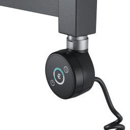 Excellent Meteor grzejnik elektryczny 85x50 cm czarny mat GREX.ME85.SET.BL