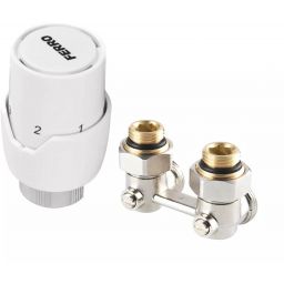 Ferro zestaw termostatyczny biały ZTV21