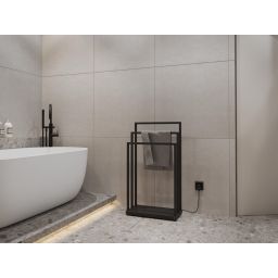 Instal Projekt Mobilo Electro 2 grzejnik elektryczny 90x50 cm czarny MOBE2-50/90C31