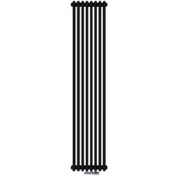 Irsap Tesi 2 grzejnik pokojowy 180x36 cm podłączenie dolne czarny mat IRS-TES-2180-08-K1-5