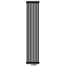 Irsap Tesi 2 grzejnik pokojowy 200x36 cm podłączenie dolne czarny mat IRS-TES-2200-08-K1