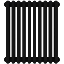 Irsap Tesi 3 grzejnik pokojowy 56,5x45 cm podłączenie dolne czarny mat IRS-TES-3056-10-K1 V