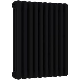 Irsap Tesi 3 grzejnik pokojowy 56,5x45 cm podłączenie dolne czarny mat IRS-TES-3056-10-K1 V