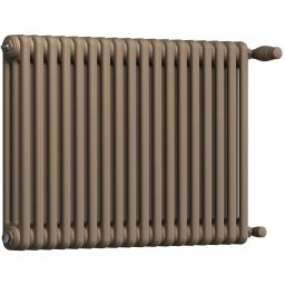 Irsap Tesi 3 grzejnik pokojowy 56,5x81 cm podłączenie boczne piaskowy ciemny IRS-TES-3056-18-2C-B