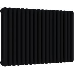 Irsap Tesi 3 grzejnik pokojowy 56,5x81 cm podłączenie dolne czarny IRS-TES-3056-18-K1-2