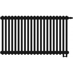 Irsap Tesi 3 grzejnik pokojowy 56,5x94,5 cm podłączenie dolne czarny IRS-TES-3056-21-K1-V