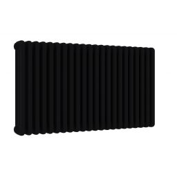 Irsap Tesi 3 grzejnik pokojowy 56,5x108 cm podłączenie boczne czarny IRS-TES-3056-24-K1-B