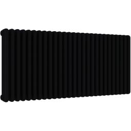 Irsap Tesi 3 grzejnik pokojowy 56,5x121,5 cm podłączenie dolne czarny IRS-TES-3056-27-K1-2