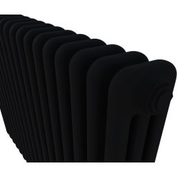 Irsap Tesi 3 grzejnik pokojowy 180x18 cm podłączenie dolne czarny mat IRS-TES-3180-04-K1
