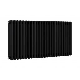 Irsap Tesi 4 grzejnik pokojowy 56,5x108 cm podłączenie boczne czarny IRS-TES-4056-24-K1-B