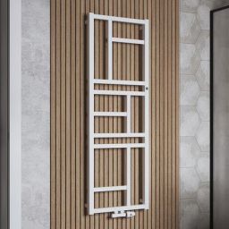 Instal Projekt Mondrian grzejnik łazienkowy 114x40 cm biały mat MON-40/110D50C34