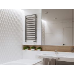 Instal Projekt Poppy grzejnik łazienkowy 163x40 cm czarny mat PPY-40/160C31