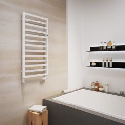 Instal Projekt Poppy grzejnik łazienkowy 131x40 cm biały mat PPY-40/130C34