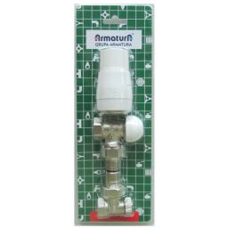 KFA Armatura zestaw termostatyczny kątowy biały 757-100-07-BL