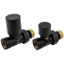 KFA Armatura zestaw przyłączeniowy czarny 758-030-81-BL