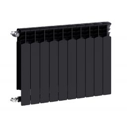 KFA Armatura G600F grzejnik pokojowy 67,2x80,5 cm podłączenie boczne czarny 772-100-81