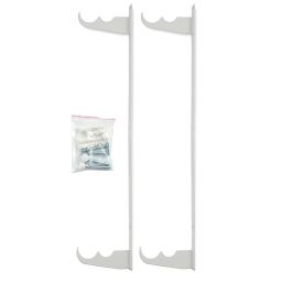 KFA Armatura zestaw zawieszeń do grzejnika aluminiowego biały 864-110-44