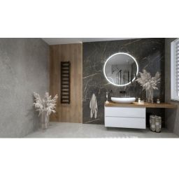 LaVita Hermes grzejnik łazienkowy 139x30 cm czarny mat