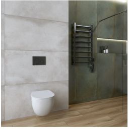 LaVita Lungo grzejnik elektryczny 132x50 cm czarny