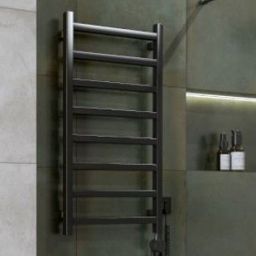 LaVita Lungo grzejnik elektryczny 132x50 cm czarny