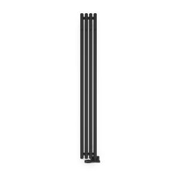 Oltens Stang grzejnik łazienkowy dekoracyjny 180x20,5 cm czarny 55012300