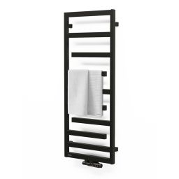 Oltens Flamma grzejnik łazienkowy dekoracyjny 121x50 cm czarny 55015300