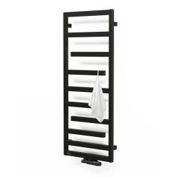 Oltens Flamma grzejnik łazienkowy dekoracyjny 121x50 cm czarny 55015300