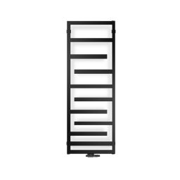 Oltens Flamma grzejnik łazienkowy dekoracyjny 139x50 cm czarny 55016300