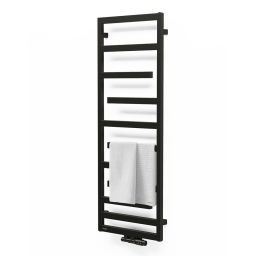Oltens Flamma grzejnik łazienkowy dekoracyjny 139x50 cm czarny 55016300