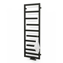 Oltens Flamma grzejnik łazienkowy dekoracyjny 139x50 cm czarny 55016300